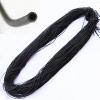 Rubber (synthetic) Cord Hollow 1.5mm round, Sold by kg