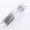 Memory Wire with Zinc Alloy, 0.3mm Length:30M, Sold by PC
