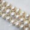 9-11mm Potato Shape Freshwater Pearl Strands, Sold per 15-inch strands 