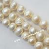 7-8mm Potato Shape Freshwater Pearl Strands, Sold per 15-inch strands 