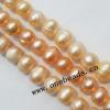 7-8mm Potato Shape Freshwater Pearl Strands, Sold per 15-inch strands 