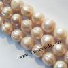 12mm Potato Shape Freshwater Pearl Strands, Sold per 15-inch strands 