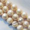 12-12.5mm Potato Shape Freshwater Pearl Strands, Sold per 15-inch strands 