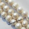 10-11mm Potato Shape Freshwater Pearl Strands, Sold per 15-inch strands 