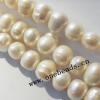 10-11mm Potato Shape Freshwater Pearl Strands, Sold per 15-inch strands 