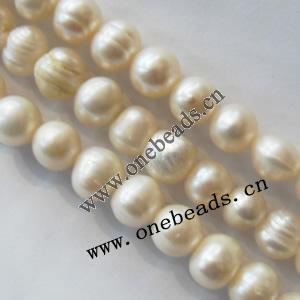 9mm Potato Shape Freshwater Pearl Strands, Sold per 15-inch strands 