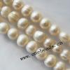 9mm Potato Shape Freshwater Pearl Strands, Sold per 15-inch strands 