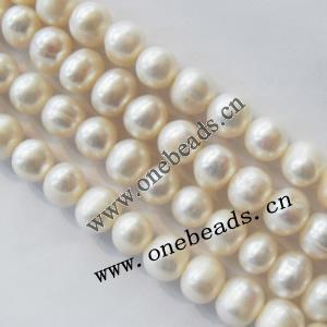 7mm Potato Shape Freshwater Pearl Strands, Sold per 15-inch strands 