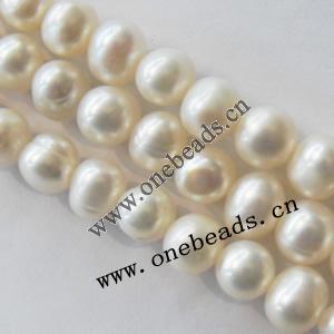 6mm Potato Shape Freshwater Pearl Strands, Sold per 15-inch strands 