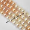 6-7mm Potato Shape Freshwater Pearl Strands, Sold per 15-inch strands 