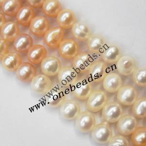 6-7mm Potato Shape Freshwater Pearl Strands, Sold per 15-inch strands 