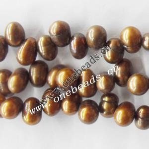 Rice Shape Freshwater Pearl Beads, 6-7mm Sold per 15-inch Strand