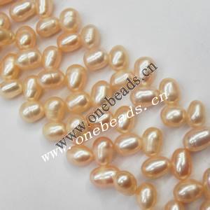 Freshwater Pearl Beads, Drop 5-6mm, Sold by Strand