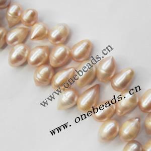 Freshwater Pearl Beads, Drop 7-8mm, Sold by Strand