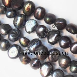 7-8mm Freshwater Pearl Beads, Platings colorific, Sold per 15-inch Strand