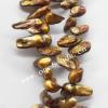 8-9mm Freshwater Pearl Beads, Piating Colorific, Sold per 15-inch Strand
