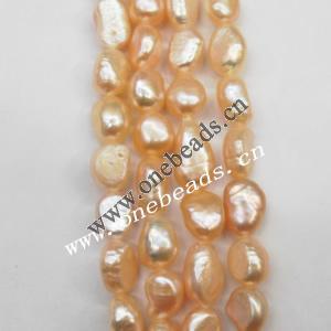 7-8mm Freshwater Pearl Beads, Sold per 15-inch Strand