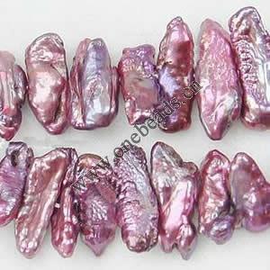 Biwa Freshwater Pearl Beads, 7-25mm, Sold per 15-inch Strand