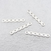 Spacer bars, Iron Jewelry Findings, 6-hole, 21x3.2mm hole=1mm, Sold per pkg of 10000