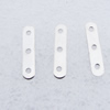 Spacer bars, Iron Jewelry Findings, 3-hole, 17x3.5mm  hole=1mm, Sold per pkg of 10000