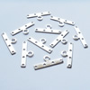 Spacer bars, Iron Jewelry Findings, 5-hole, 7x19mm Hole:1mm 2.2mm, Sold per pkg of 10000