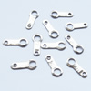 Spacer bars, Iron Jewelry Findings, 7x9mm Hole:1mm 2mm, Sold per pkg of 10000