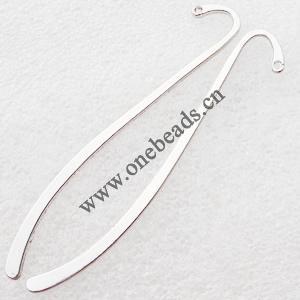 Jewelry Finding Bookmark, Zinc Alloy Lead-free 86x3mm, Sold by Bag