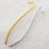 Jewelry Finding Bookmark, Zinc Alloy Lead-free 86x14x2mm, Sold by Bag
