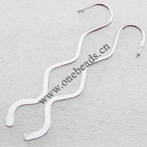 Jewelry Finding Bookmark, Zinc Alloy Lead-free 84x16mm, Sold by Bag
