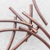 Copper/Brass Curved Tube, Lead Free, 2x12mm, Sold by Bag