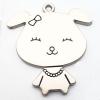 Zinc Alloy Enamel Pendant, Dog 36x40mm, Sold by PC