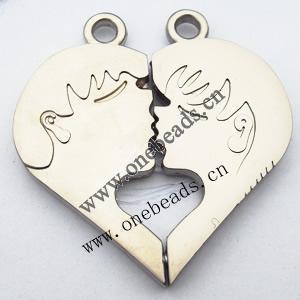 Zinc Alloy Enamel Pendant, 22x47mm, Sold by PC