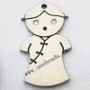 Zinc Alloy Enamel Pendant, Girl 26x46mm, Sold by PC