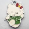 Zinc Alloy Enamel Pendant, Cartoon animals 16x25mm, Sold by PC