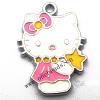 Zinc Alloy Enamel Pendant, Cartoon animals 17x24mm, Sold by PC