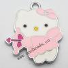 Zinc Alloy Enamel Pendant, Cartoon animals 27x32mm, Sold by PC