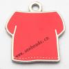 Zinc Alloy Enamel Pendant, Clothes 20x22mm, Sold by PC