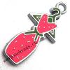 Zinc Alloy Enamel Pendant, Clothes 14x30mm, Sold by PC