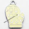 Zinc Alloy Enamel Pendant, 14x22mm, Sold by PC