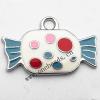 Zinc Alloy Enamel Pendant, 26x16mm, Sold by PC