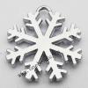 Zinc Alloy Enamel Pendant, Snowflake 18x20mm, Sold by PC