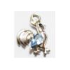 Pendant with Crystal, Nickel-Free & Lead-Free Zinc Alloy Jewelry Findings, Rooster 13x19mm, Sold by PC 
