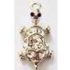 Pendant with Crystal, Nickel-Free & Lead-Free Zinc Alloy Jewelry Findings, Turtle,17x33mm, Sold by PC 