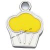 Zinc Alloy Enamel Pendant, 15x20mm, Sold by PC