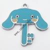 Zinc Alloy Enamel Pendant, 30x31mm, Sold by PC