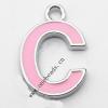 Zinc Alloy Enamel Pendant, 13x19mm, Sold by PC