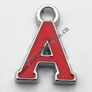 Zinc Alloy Enamel Pendant, 12x16mm, Sold by PC