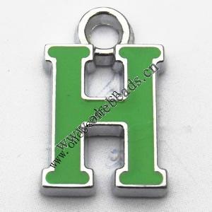 Zinc Alloy Enamel Pendant, 10x16mm, Sold by PC