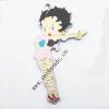 Zinc Alloy Enamel Pendant, Girl 38x68mm, Sold by PC