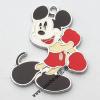 Zinc Alloy Enamel Pendant, Mickey Mouse 24x30mm, Sold by PC